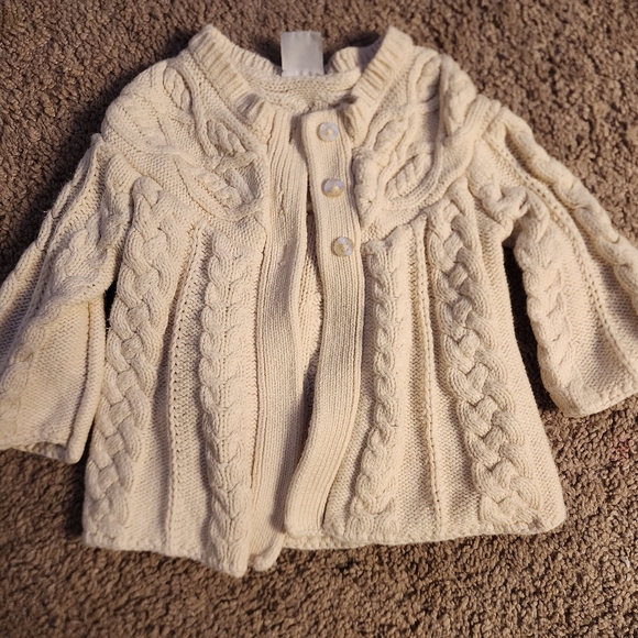 GAP Other - Chunky Knit button down sweater Baby Gap